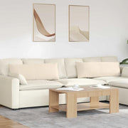 Cuscini da Divano 2 pcs Beige 120 x 40 cm Tessuto 42013816
