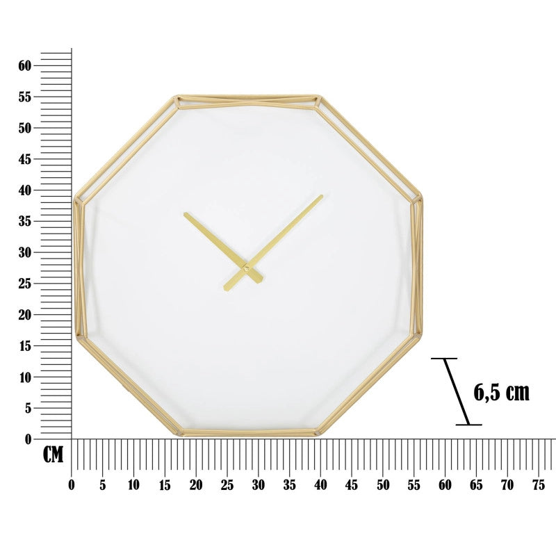 Orologio Da Muro Goldy Octagonal cm 56x6,5x56