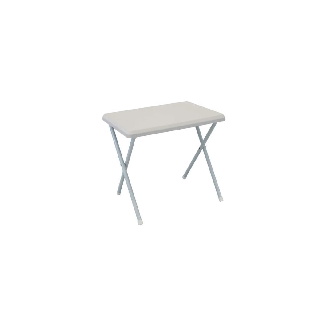 Tavolino pieghevole bianco in PVC 51 5x37 cm
