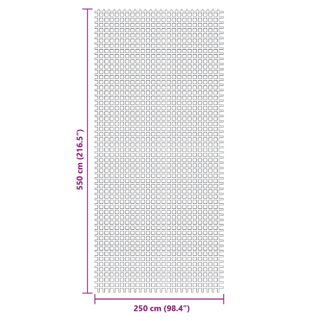 Tappeto da Tenda Antracite 5,5x2,5 m 4008449