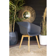 Set di 2 sedie AMALIA Eucalyptus HARTMAN - Antracite
