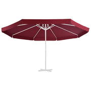 Telo di Ricambio per Tenda da sole-Telo da sostituire per tenda da sole Rosso Bord¨° 515 cm