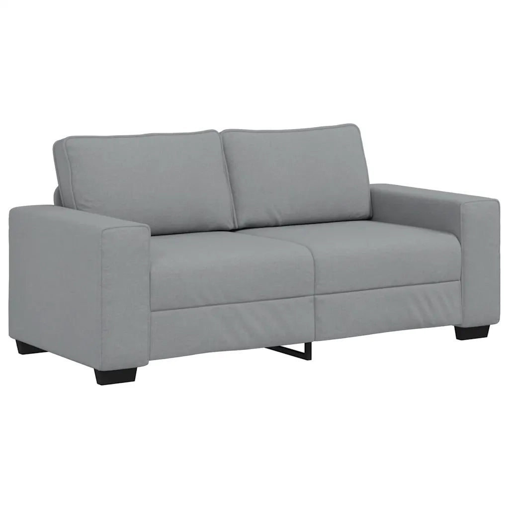 Divano a 2 Posti-Sofa 2 Posti Grigio Chiaro 140 cm in Tessuto 438351