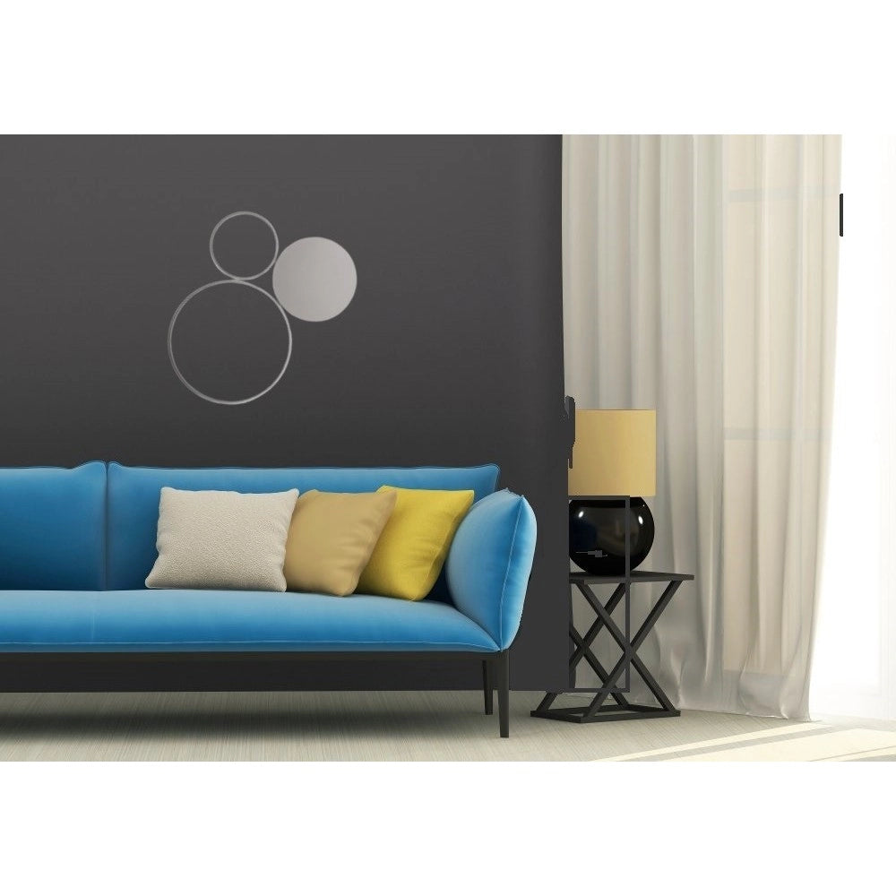 Plafoniera a led Pois-Silver-Piccola