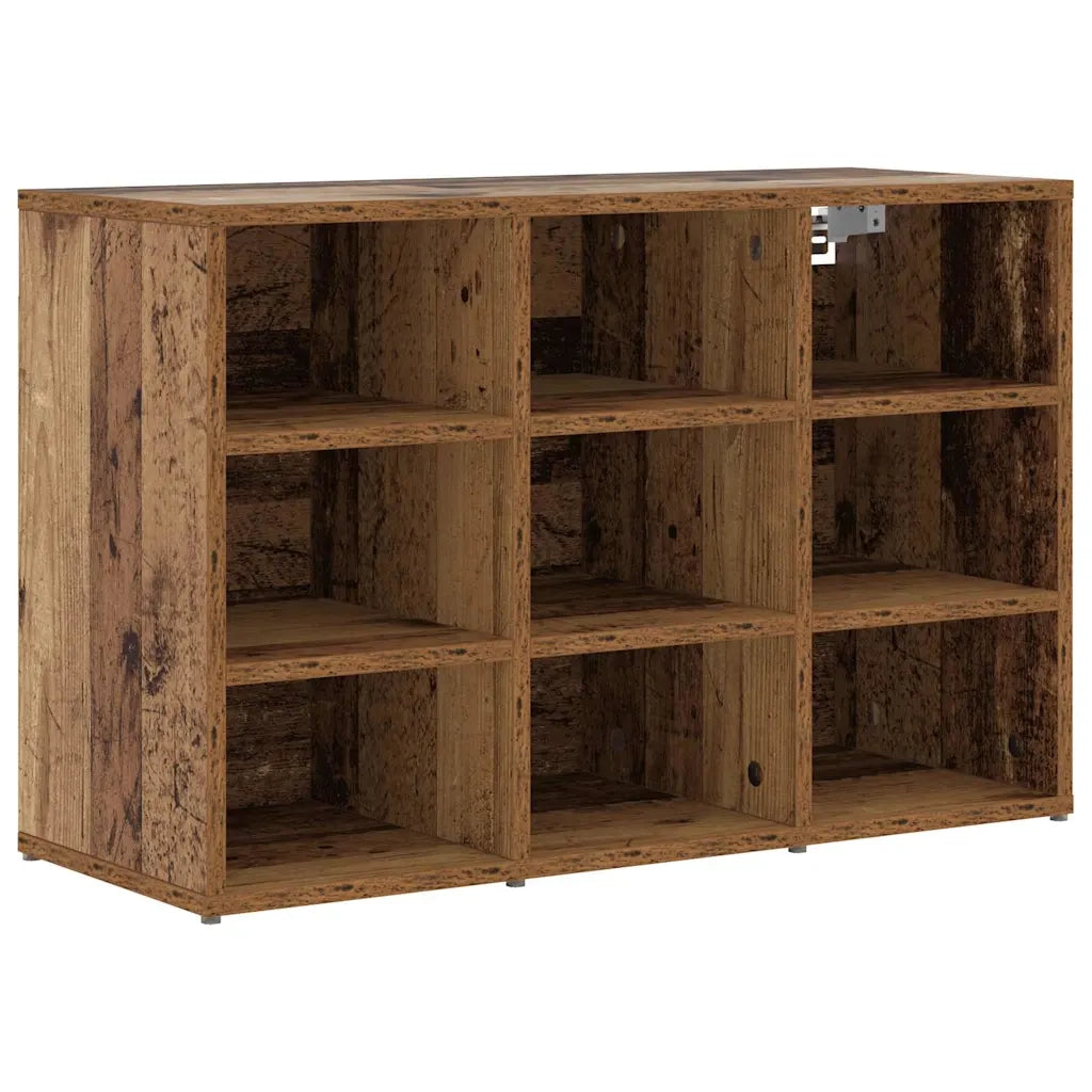 Mobile per scarpe-Scarpiera Legno vecchio 77,5 x 30 x 51 cm