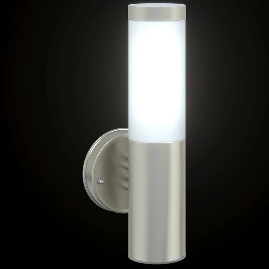 Lampada da Parete Esterna Argento 15 x 7,5 x 33 cm 4005951