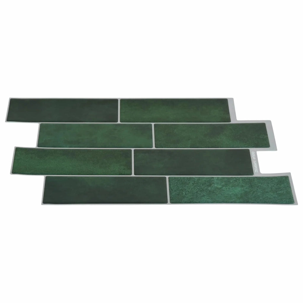 Piastrella subway 20 pcs Verde Scuro 29 x 21 cm 42046142