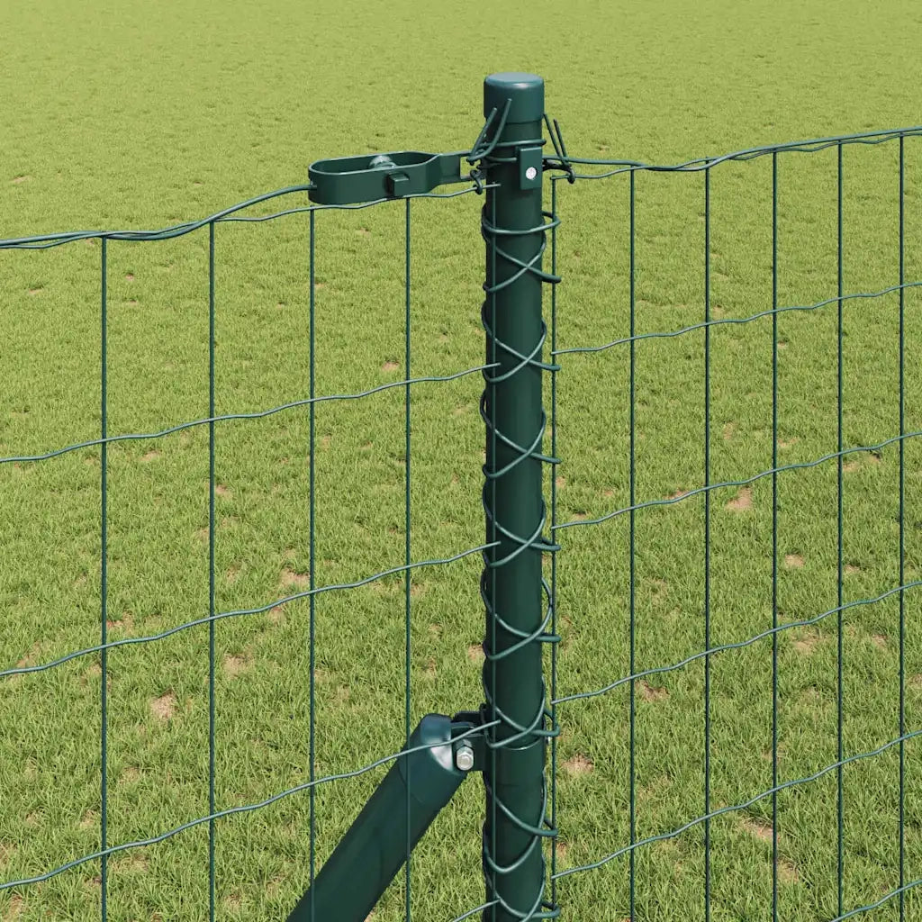 Recinzione con Posto Verde 1,6 x 10 m Acciaio e PVC 3350294