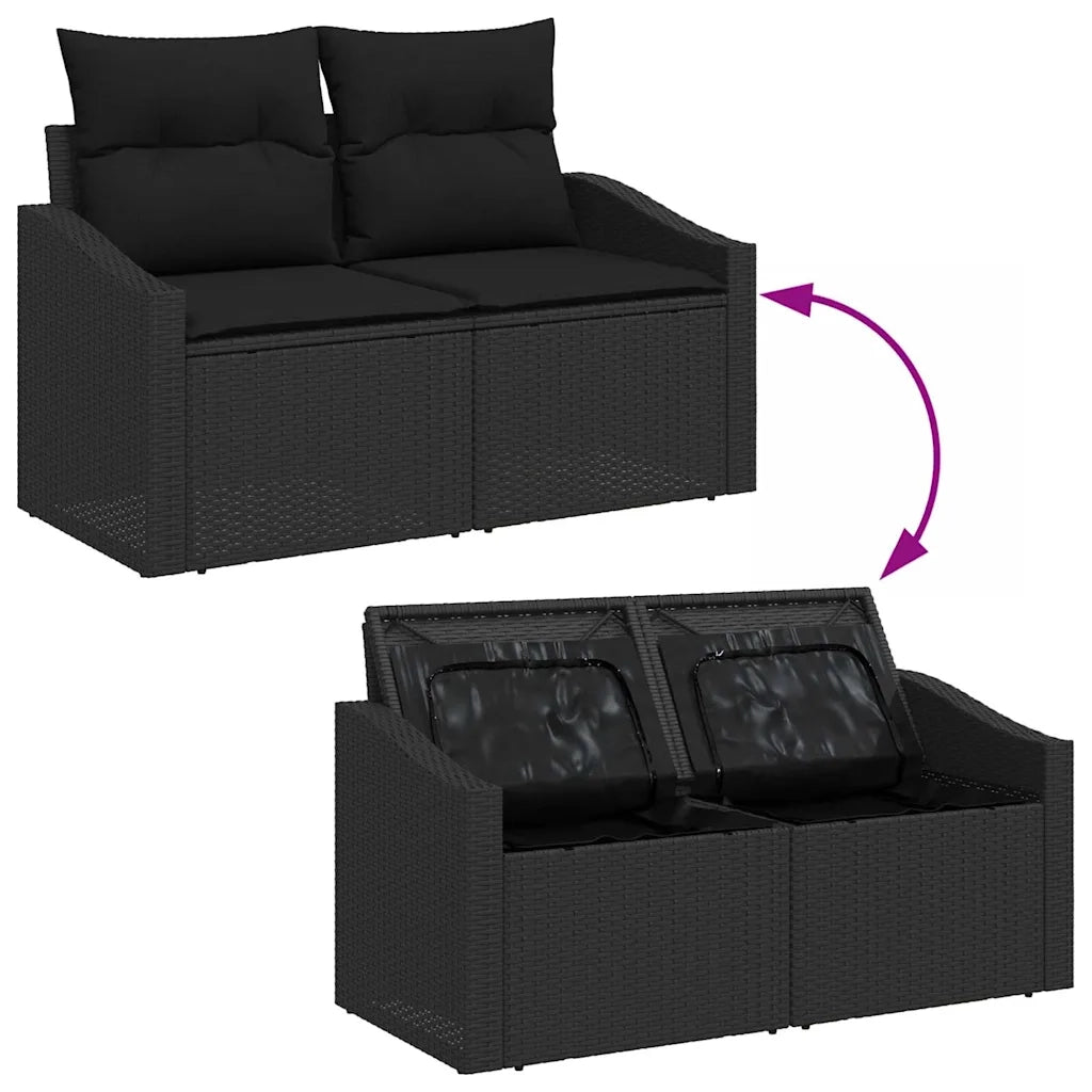 Set di divani con cuscino 6 pcs polyrattan 3360654