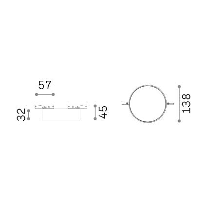 Faretto Da Incasso Deva 15W Led Integrato Nero 3000K Ip20