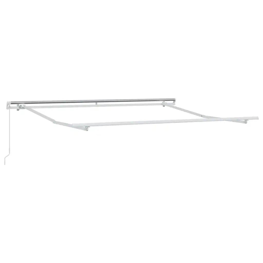 Tenda da Sole | Tenda Retrattile Bianco 350 x 250 cm Poliestere e Alluminio