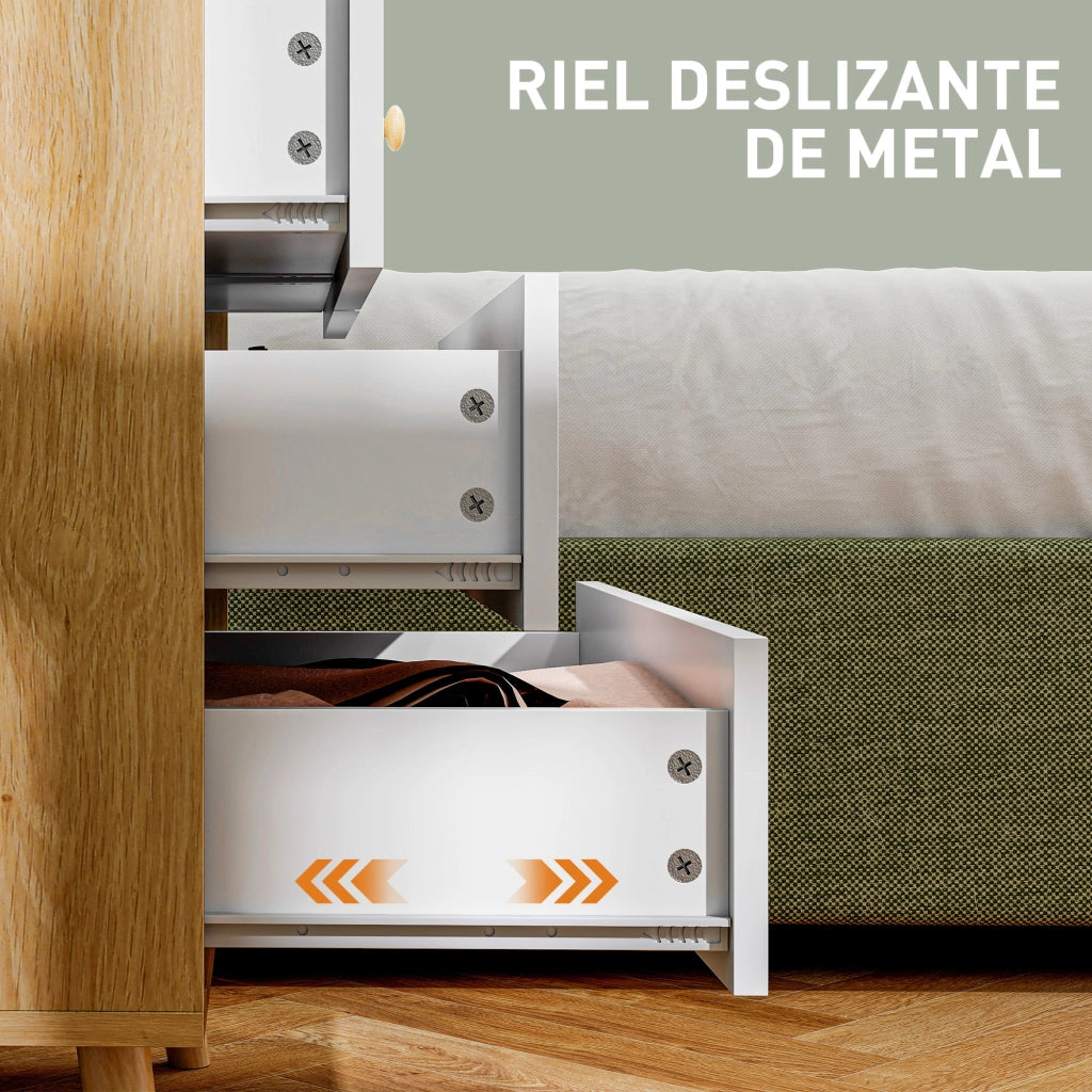 Cassettiera ¨C Minimal ¨C Robe e Bianco 60x35x65