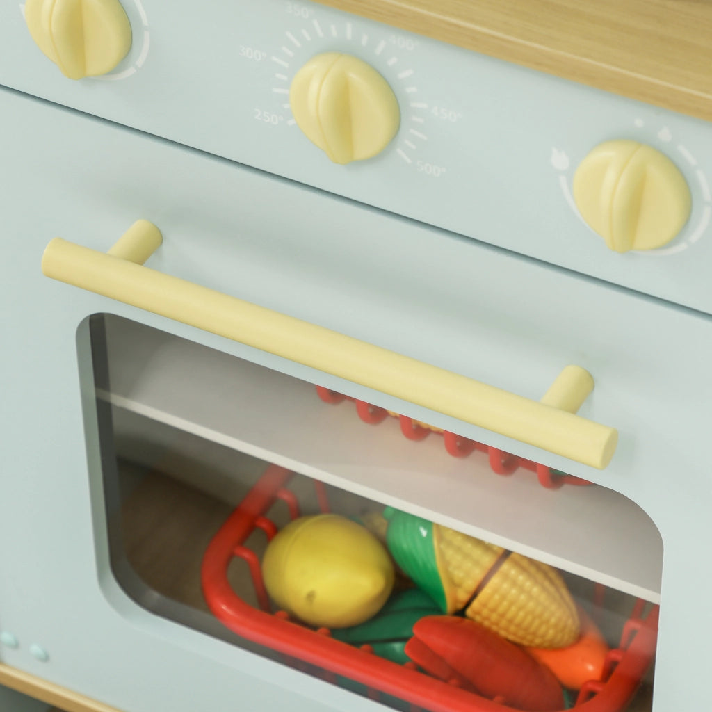 Casetta da Cucina Bambini con Accessori e Sonoro ¨C Zephmum ¨C Azzurro