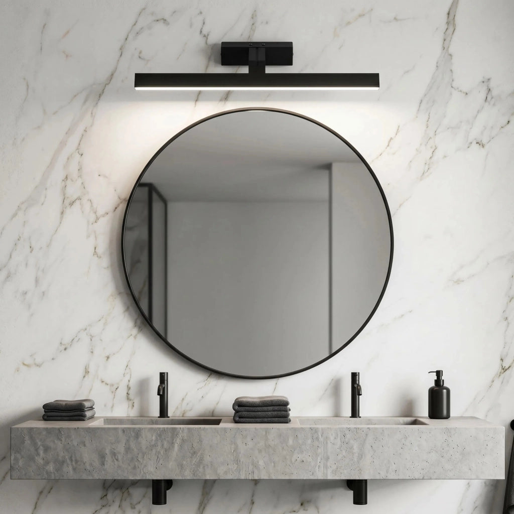 Applique Da Bagno Led Swe013-1w Swe011-1w 58cm Black