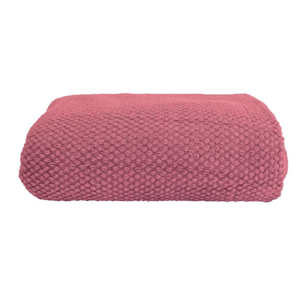Coperta plaid rosa lampone 130x170cm DENARLA