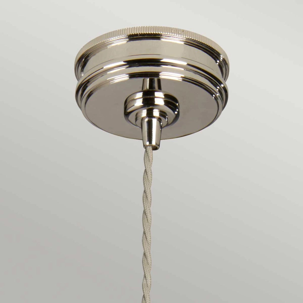 Sospensione retro Douille nichel lucido E27 60W Elstead