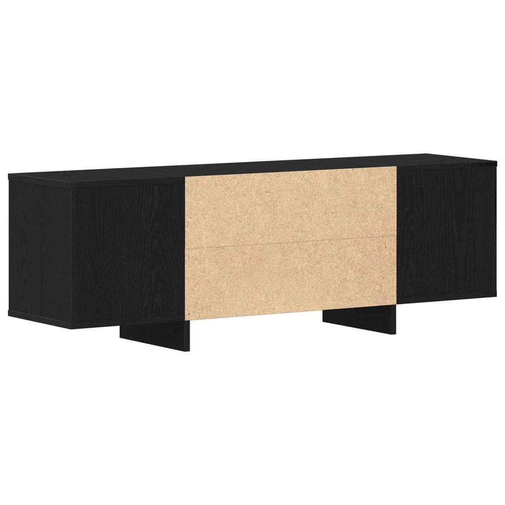 Mobile TV Rovere Nero 120 x 30 x 40,5 cm Legno multistrato 862709