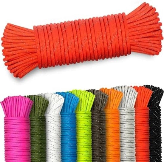 Tessuto in nylon riflettente esterno 4mm - 10 metri resistente