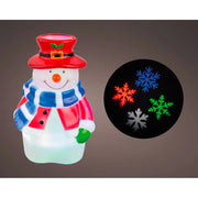 Proiettore LED pupazzo di neve Kaemingk