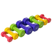 Set Manubri Esagonali 20kg ¨C Xylo ¨C 8 Pezzi Rivestimento Poliuretano Multicolore