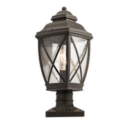 Lampada da esterno su palo Tangier bronzo E27 60W Kichler