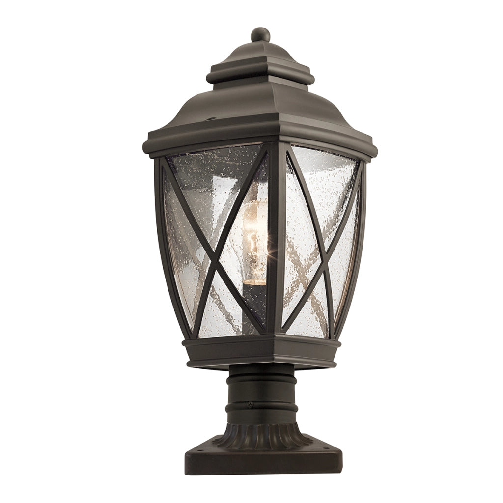 Lampada da esterno su palo Tangier bronzo E27 60W Kichler
