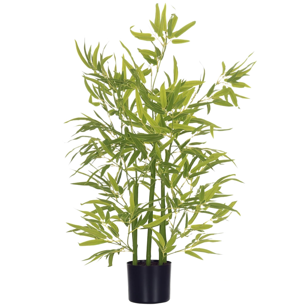 Albero Artificiale Bamb¨´ in Vaso ¨C Zephmum ¨C Verde ?15x90 cm