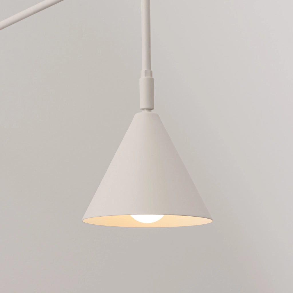 Lampada da parete NOX in acciaio beige opaco E14 10W LED design moderno