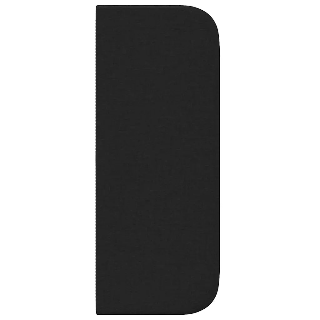 Testiera con testiera Nero 40.5 x 4 x 40.5 cm Tessuto 346578