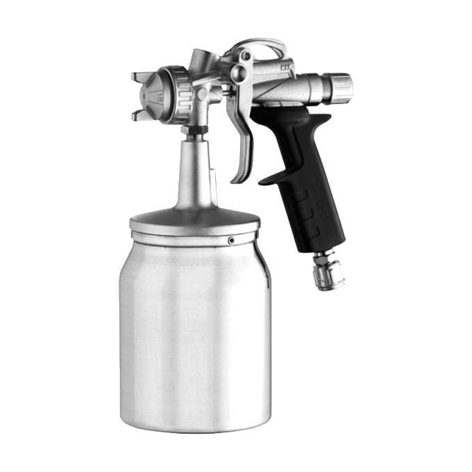 ANI AH080411 Aerografo per Verniciatura con Serbatoio Inferiore 1000 ml Ugello 2,0 mm Attacco 11-A colore Nero