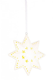 Pendaglio Opal a forma di Stella design 35 con LED (12 Pezzi)