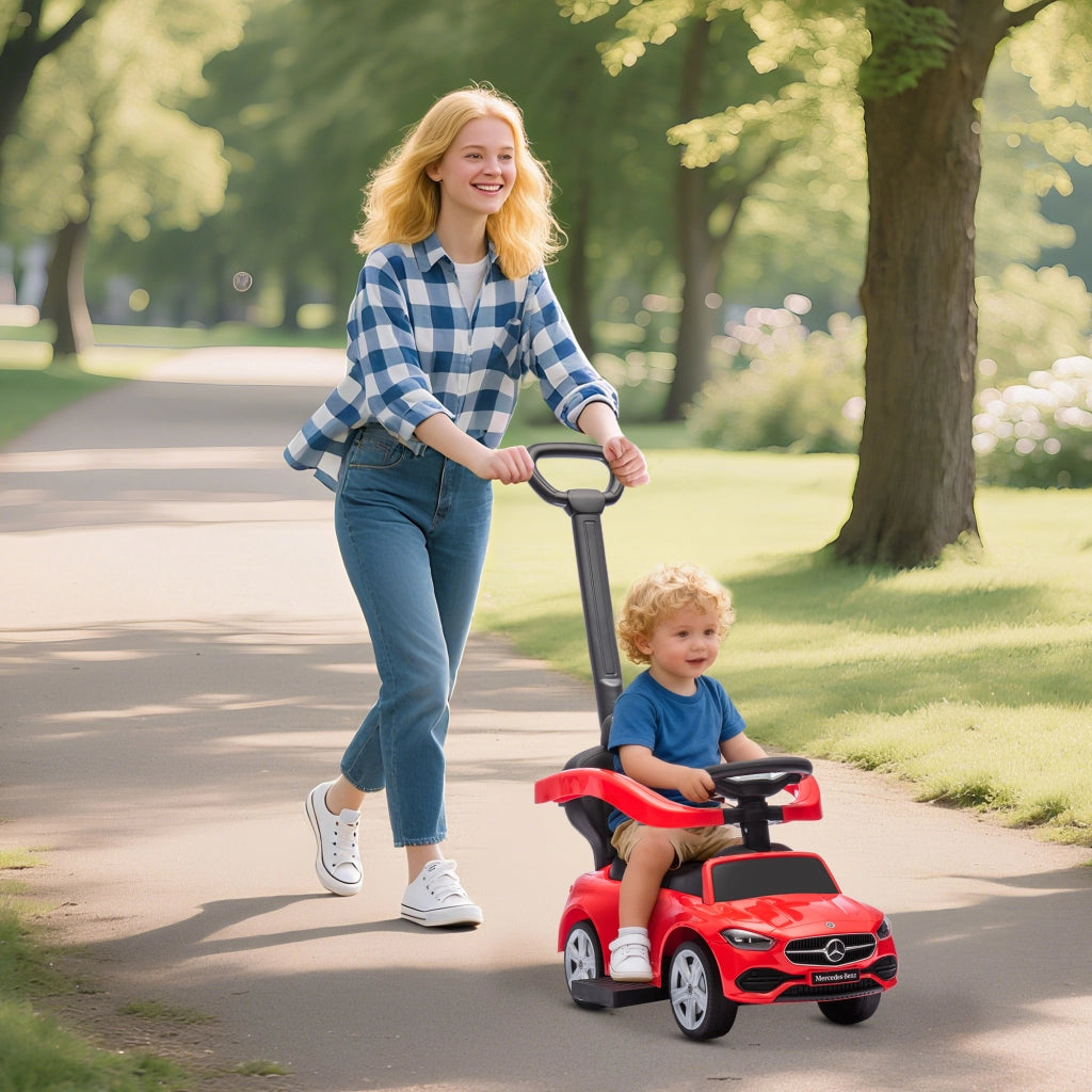Portagiochi Mercedes-Benz per bambini ¨C Minimal ¨C 91x40x83 cm rosso