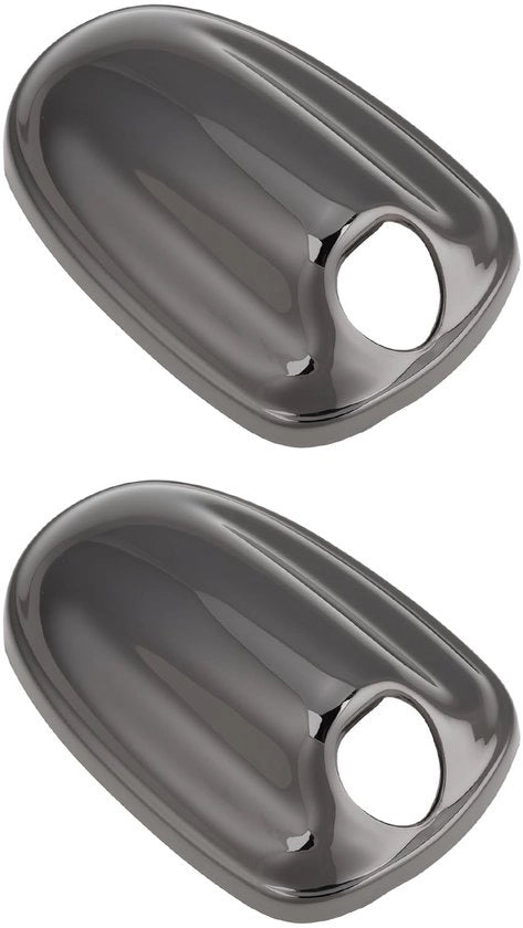 Coperchi per Getto dell'Acqua - 2 Pezzi - Nero Lucido - Compatibile con MINI F55/F56/F57 - Protezione contro polvere/sporco - Installazione facile - Plastica resistente - Lancia acqua
