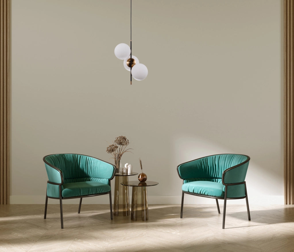 Lampada a sospensione moderna bronzo antico 3xE14 Italux