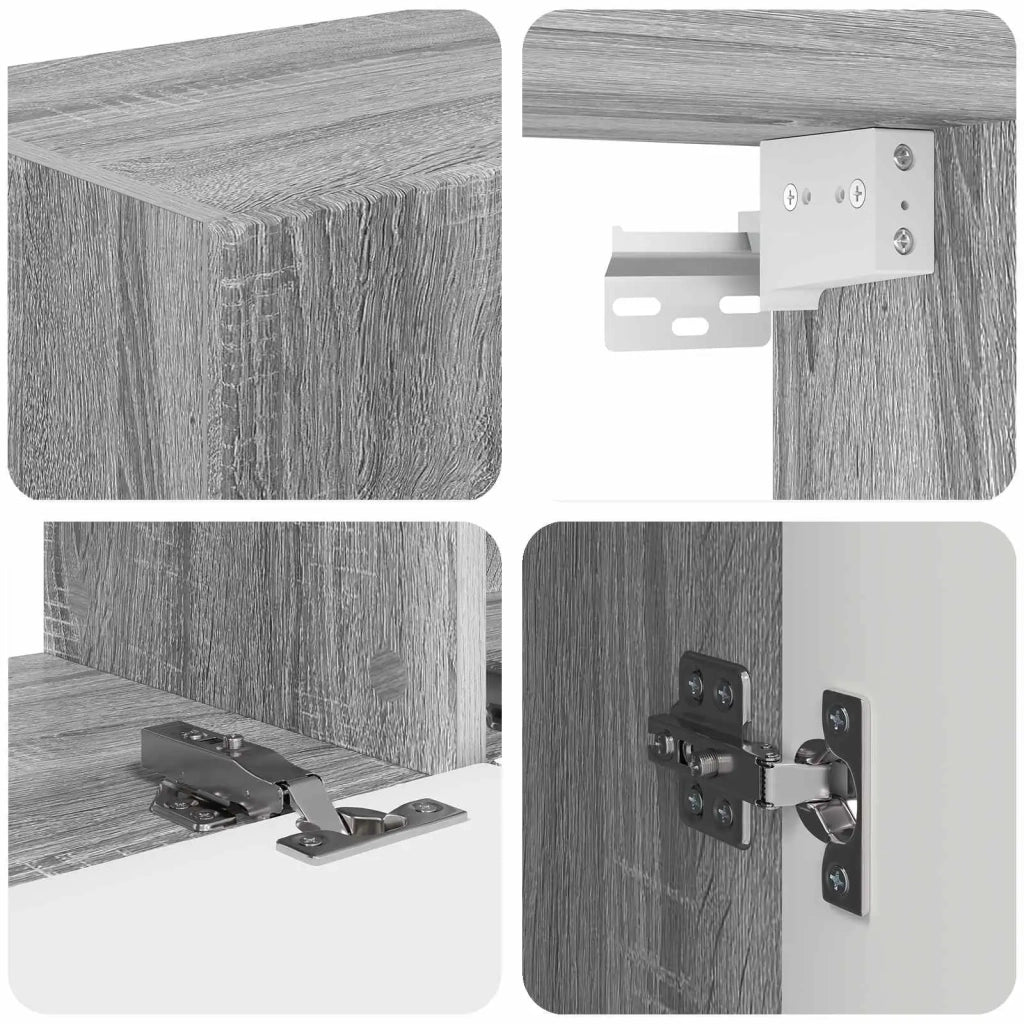Mobile TV 8 pcs Grigio Sonoma 3409147