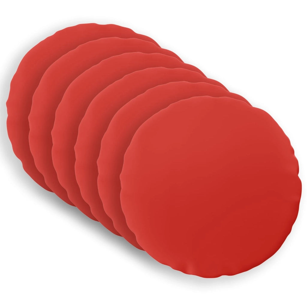 Federa 6 pcs HEERLEN Rosso Ø 40 cm Poliestere 922366