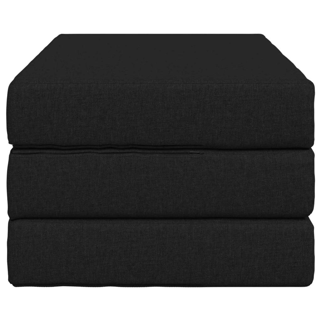 Divano Letto Pieghevole 80 x 67 x 45 cm Nero 900174