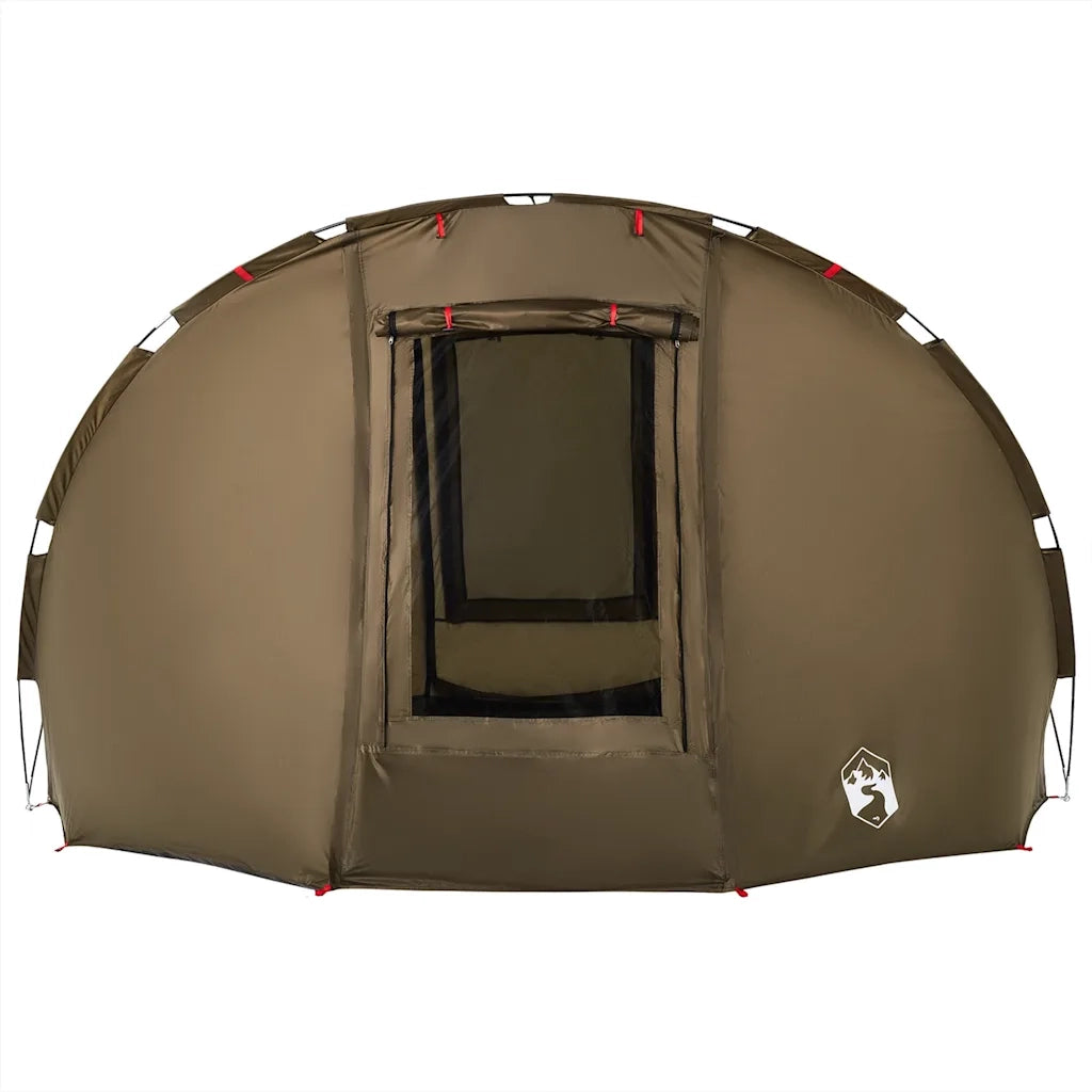 Tenda da Pesca per 5 Persone-Tenda da campeggio Verde Oliva Impermeabile 492674