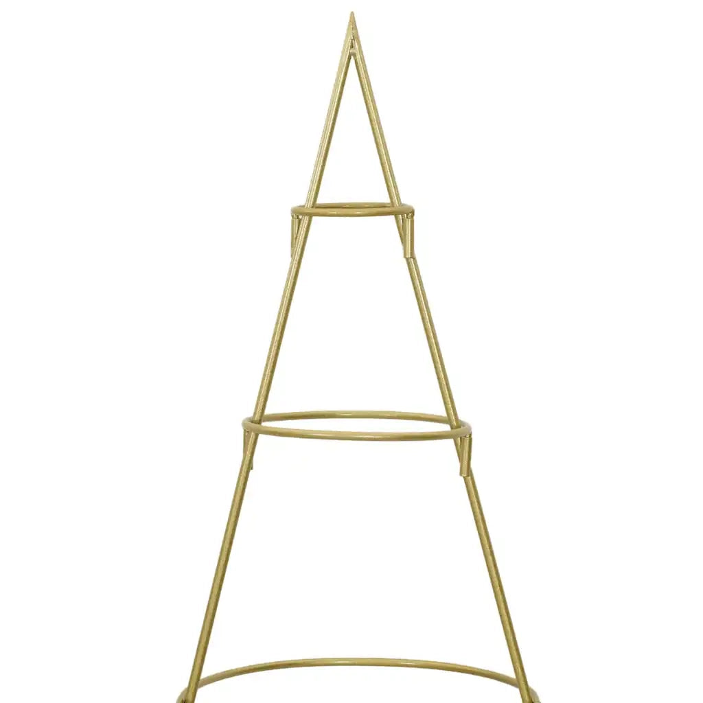 Albero di Natale in metallo con supporto Oro 148 cm 42019154