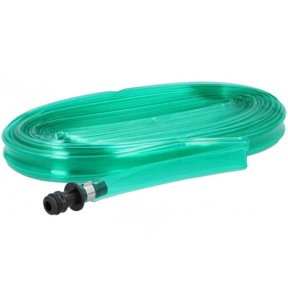 Tubo Piatto Microforato 30 Mt Irrigazione Giardino Piante Esterno con Connettore