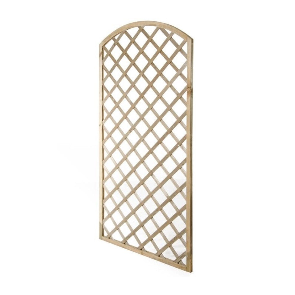 Griglia Legno Rettangolare Giardino Cm 90X180 Staccionata Ad Arco - Biacchi E.