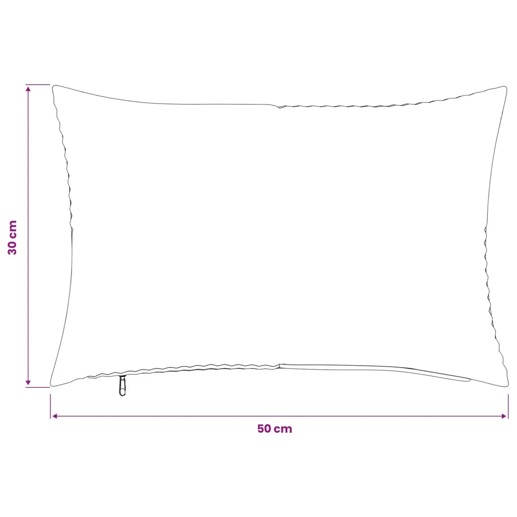 Federa 2 pcs ALMELO Rosso Arancio 30 x 50 cm corduroy 913965
