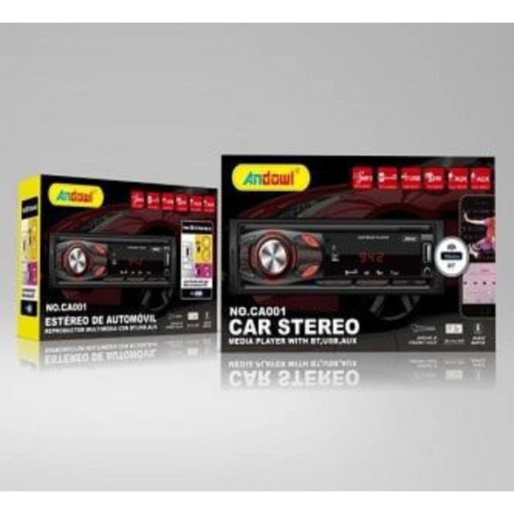 Trade Shop - Autoradio Stereo Sistema Audio Per Auto Universale 1 Din Bluetooth/aux/usb Ca001 -