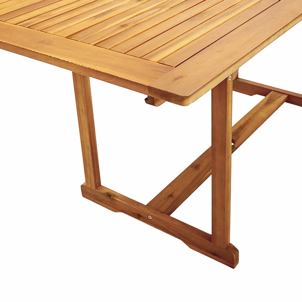 Set da pranzo da giardino 5 pezzi Naturale 3434497