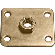 PIASTRA CON DADO SALDATO   M8 - 50x60x3 mm