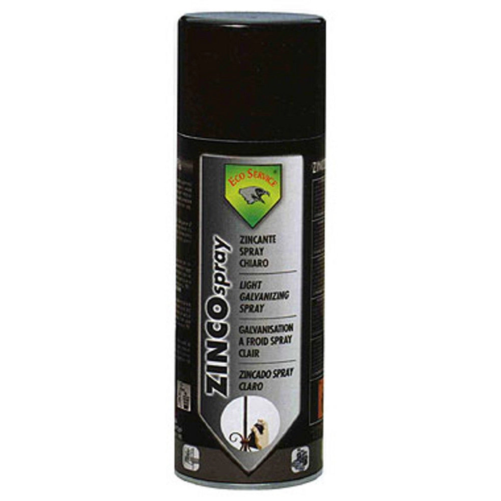 Trade Shop - Eco Service Zinco Alluminio Chiaro A Freddo Al 98% Spray Bomboletta 400 Ml -