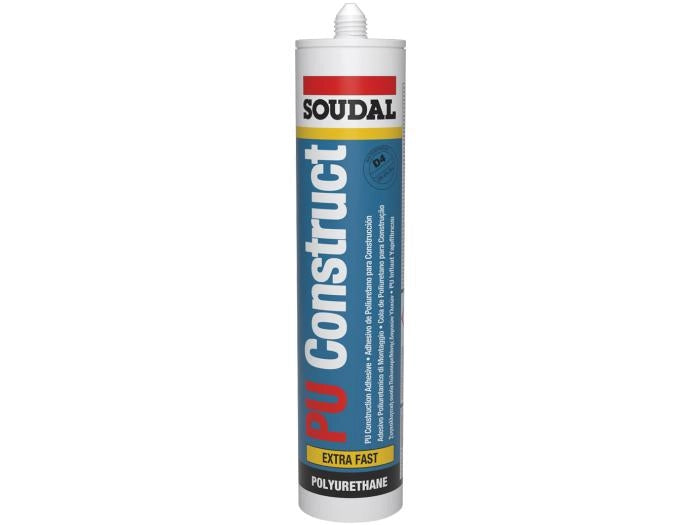 ADESIVO POLIURETANICO 'PU CONSTRUCT D4' SOUDAL 310 ml - Marrone - SOUDAL