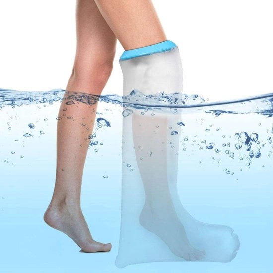 Protettore di gesso impermeabile - Protezione per gesso gambe - Docce - Bagni - Nuoto - Impermeabilizzazione 66cm - Protezione gesso gamba
