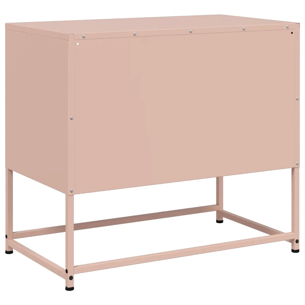 Mobile TV Rosa 68x39x60,5 cm in Acciaio 846519