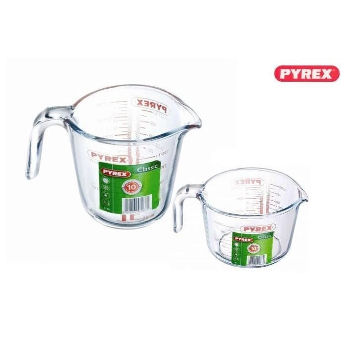 Pyrex 263B000 Classic Caraffa Graduata in Vetro Borosilicato 0,5 L Microonde e Lavastoviglie colore Trasparente
